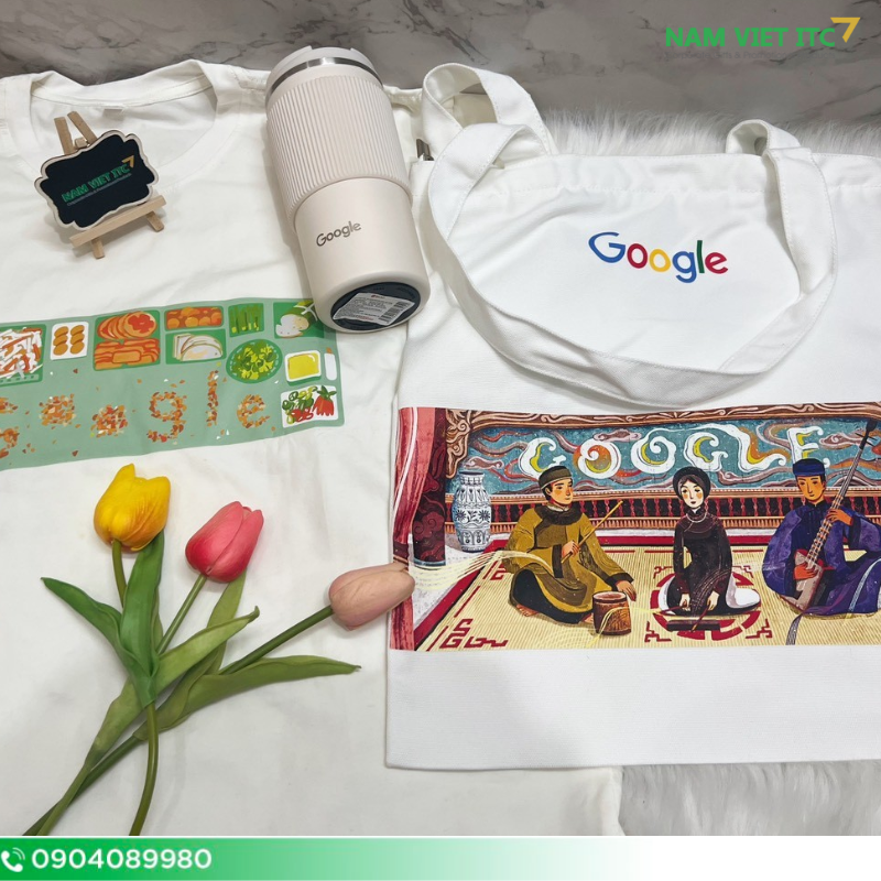 Bộ giftset quà tặng in logo Google chất lượng cao tại Nam Việt Gifts