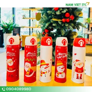 Bình giữ nhiệt Noel và Christmas nhiều màu sắc - quà tặng cuối năm