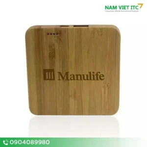 Pin sạc dự phòng vỏ gỗ – PVG 01
